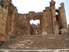 Entrance to the Temple of Bacchus in Baalbek